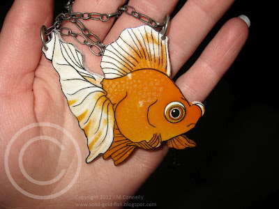 Custom Goldfish Necklace